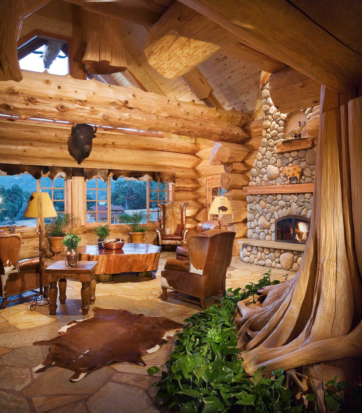 Дом из кедра по технологии Post and Beam