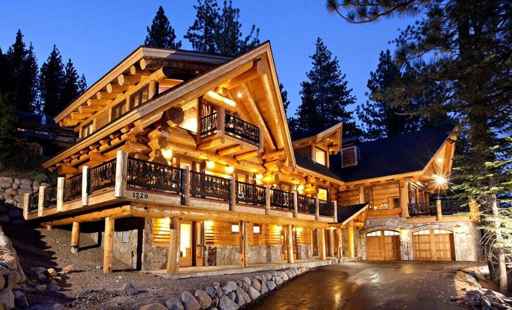 Дом из кедра по технологии Post and Beam