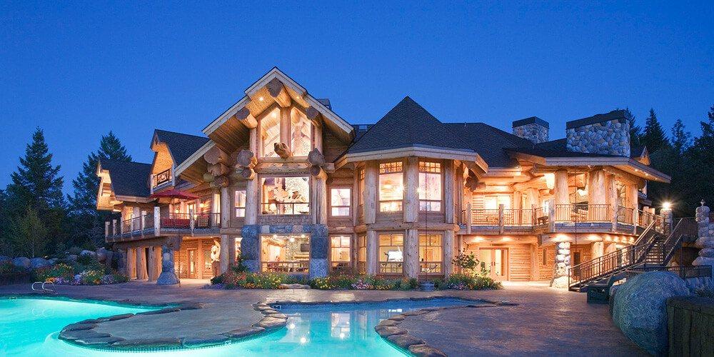 Дом из кедра по технологии Post and Beam