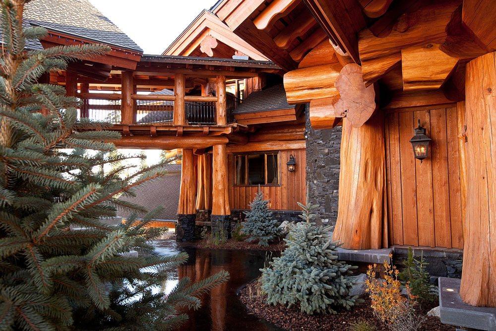 Дом из кедра по технологии Post and Beam