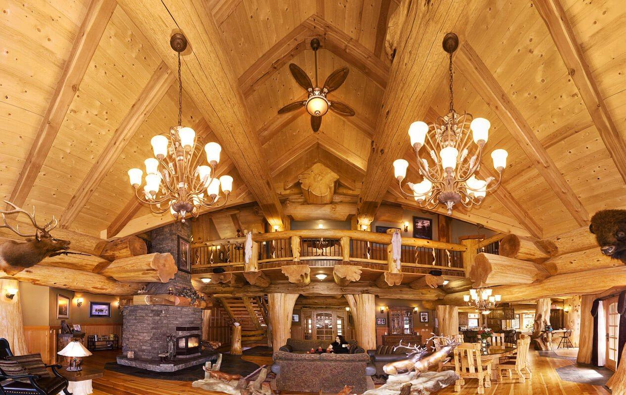 Дом из кедра по технологии Post and Beam